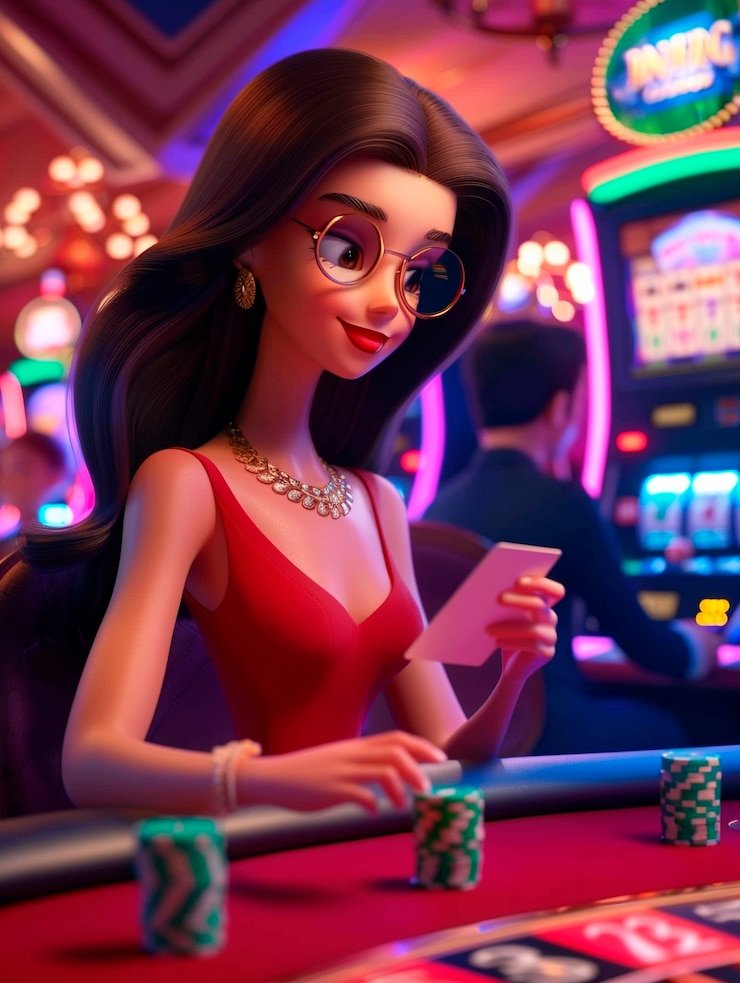 Dealer profesional memimpin permainan live baccarat dengan tampilan meja yang jelas dan elegan